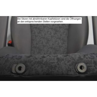 Gorilla Schonbezug Stoff für Citroen Nemo Fahrersitz mit Airbag