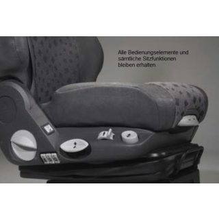 Gorilla Schonbezug Stoff für Citroen Nemo Beifahrersitz ohne Airbag