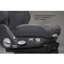 Gorilla Schonbezug Stoff für Fiat Fiorino Beifahrersitz mit Airbag