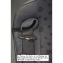 Gorilla Schonbezug Stoff für Iveco Daily 4er Rückbank Kopfstütze nicht abnehmbar