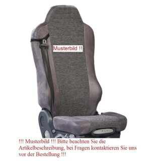 Gorilla Schonbezug Stoff für Mercedes-Benz Actros MP3 Kopfstützenbezug für Mittelsitz BJ 07/2008-10/2011