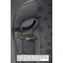 Gorilla Schonbezug Stoff für Mercedes-Benz Atego Beifahrersitz BJ 01/1998- ohne Armlehnen