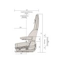 Grammer Roadtiger Comfort for DAF XF CF (Euro6) left Truck Driverseat