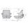 Grammer MSG 20 Pvc with seat switch and lap belt forklift seat