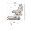 Grammer Primo M Pvc forklift seat