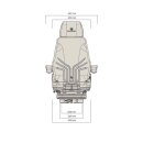 Grammer MSG 85/722 Stoff Baumaschinensitz