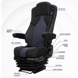 Pilot XTreme Deluxe Fahrersitz