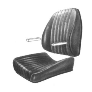 Sitzbezug DS 44/4H PVC rot Intrac