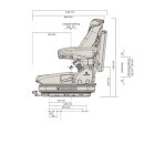 Grammer Primo XL Pvc 48 Volt driver seat